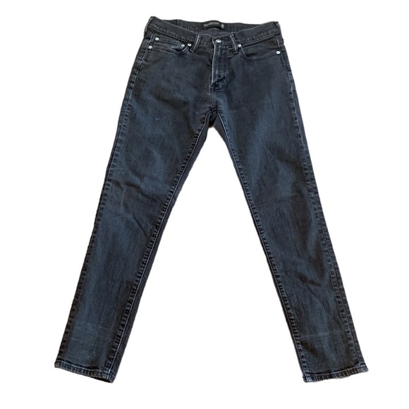 Abercrombie & Fitch Black Athletic Skinny Stretch Jeans Size 30 x 32 - Picture 1 of 8